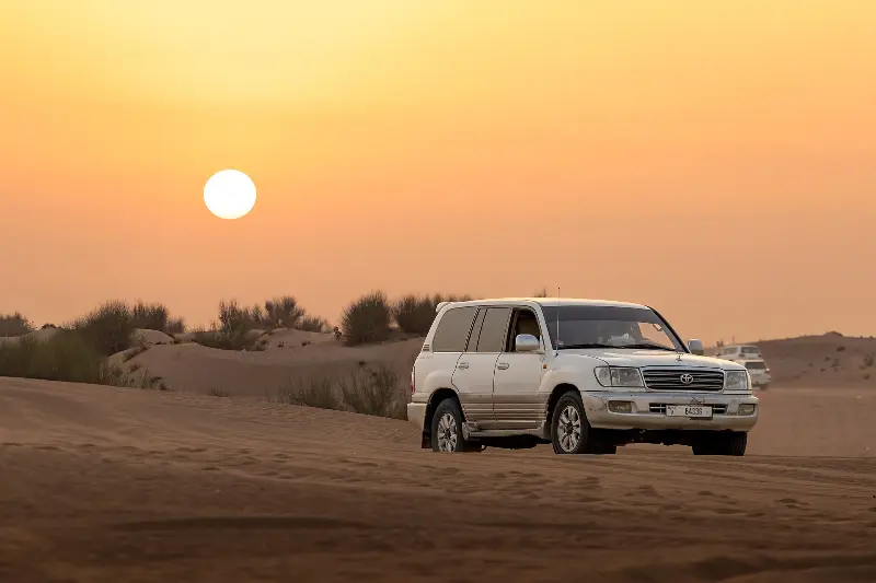 Dubai dune bashing
