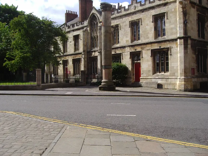 Column Approximately 4 Metres North East Of Number 9 Minster Yard